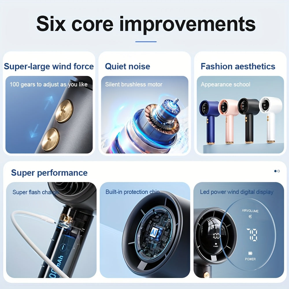 FreshGo™– Mini Ventoinha Portátil Recarregável