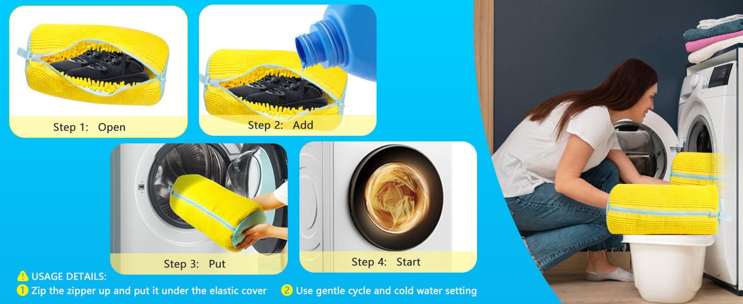 Bolsa de Proteção para Lavar Ténis “ShoeCare WashBag Pro”