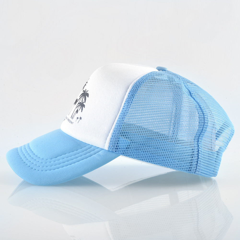 Embossed Triangle Mesh Baseball Caps Women Breathable Mesh Snapback Hats Red Black Casual Sport Hats Cap Unisex Men Fishing