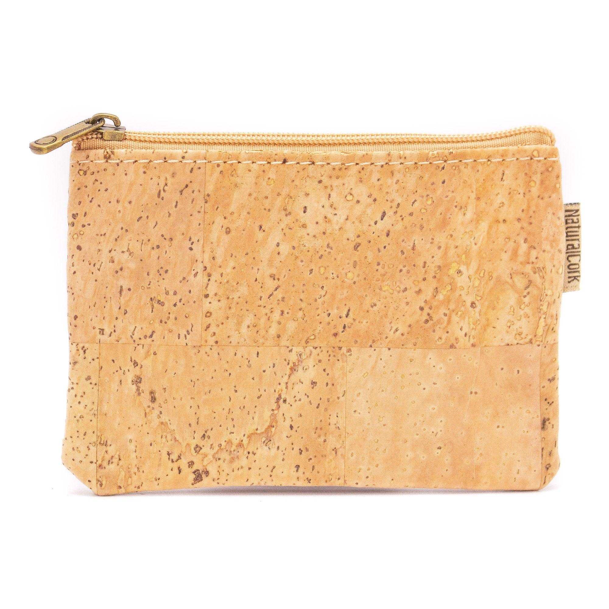Quirky & Compact: 5 Pack Camellia Cork Mini Pouch-3