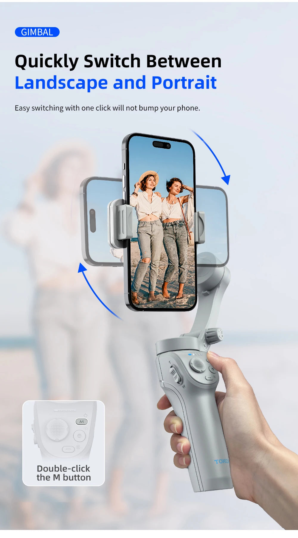 Handheld Gimbal Stabilizer Selfie Tripod with Fill Light for Smartphone 3-Axis Anti Shake Gimbal Foldable for Xiaomi iPhone