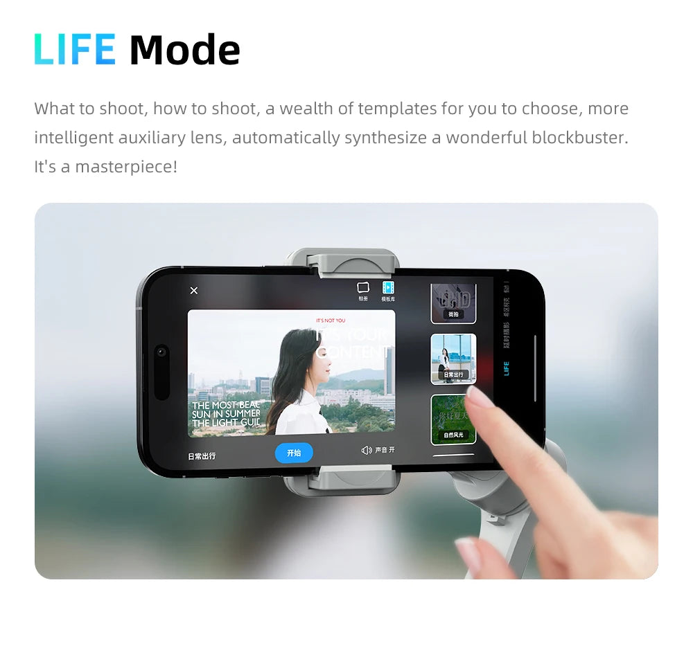 Handheld Gimbal Stabilizer Selfie Tripod with Fill Light for Smartphone 3-Axis Anti Shake Gimbal Foldable for Xiaomi iPhone
