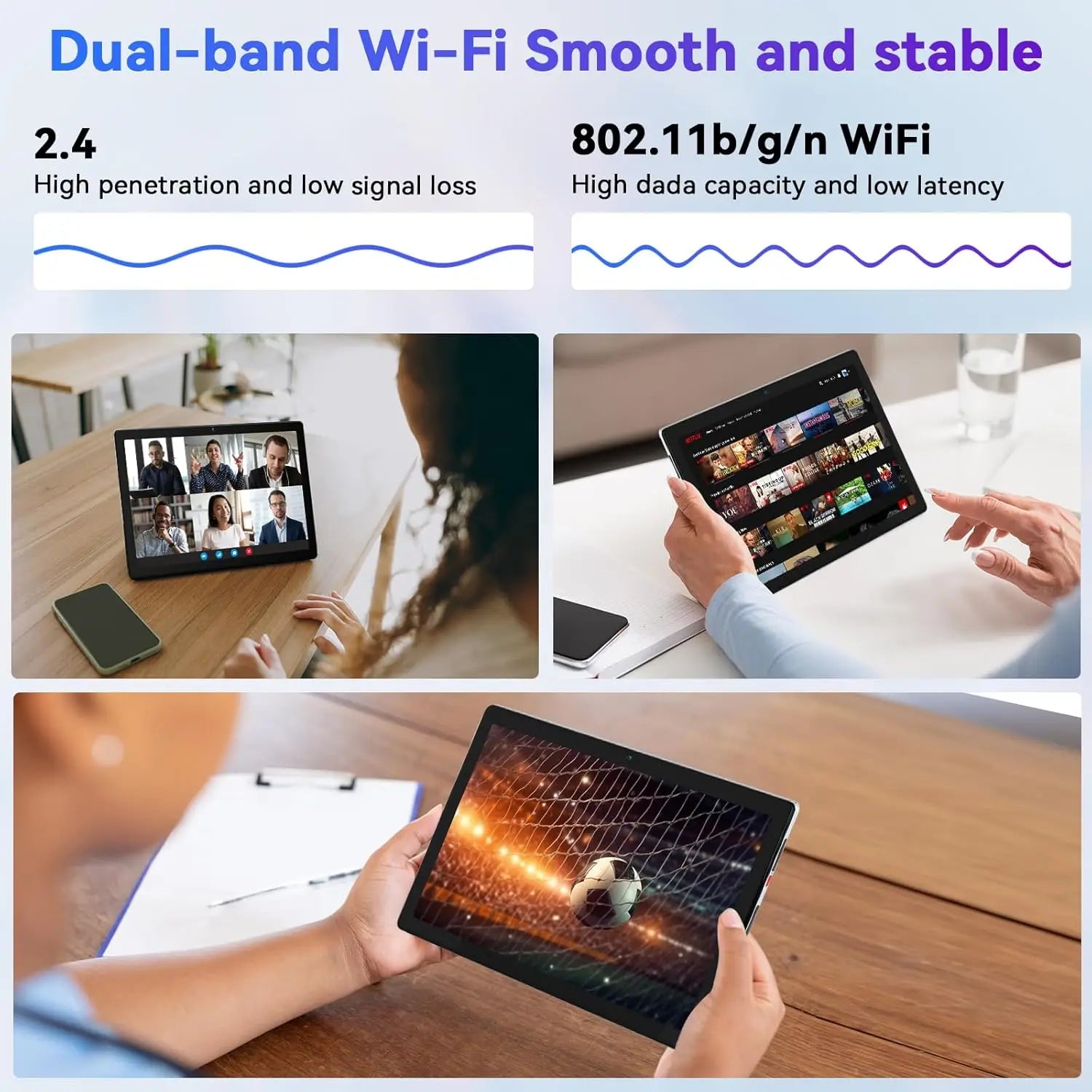 URAO MB1001 Android 13 Tablet 10 Inch 6GB RAM + 64GB ROM 128GB Expandable 5000mAh IPS Display 5G WiFi Dual Camera Tablet PC Gift