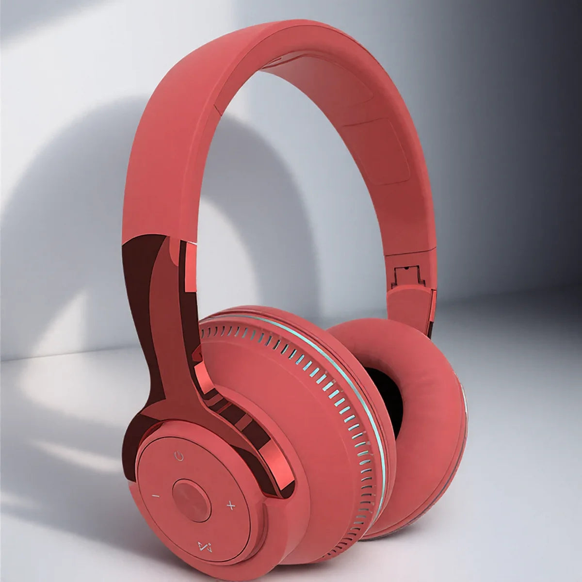 Bluetooth 5.1 Wireless Headset Stereo Earbuds with Microphone Foldable for Tablet Mobile Phone