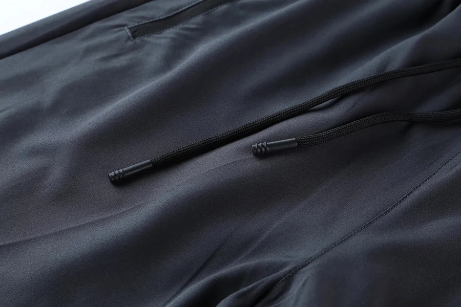 Men Tight Sport 2 In 1 Cropped Pants 2024 Summer Elastic Quick-dry Compression Workout Training Exercise Running Sports Shorts