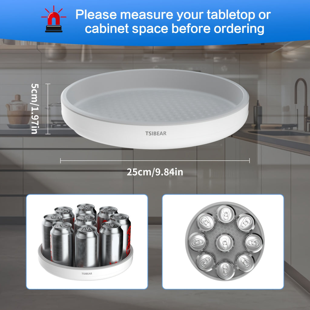 HomeSpin360™ – Bandeja Giratória Antiderrapante