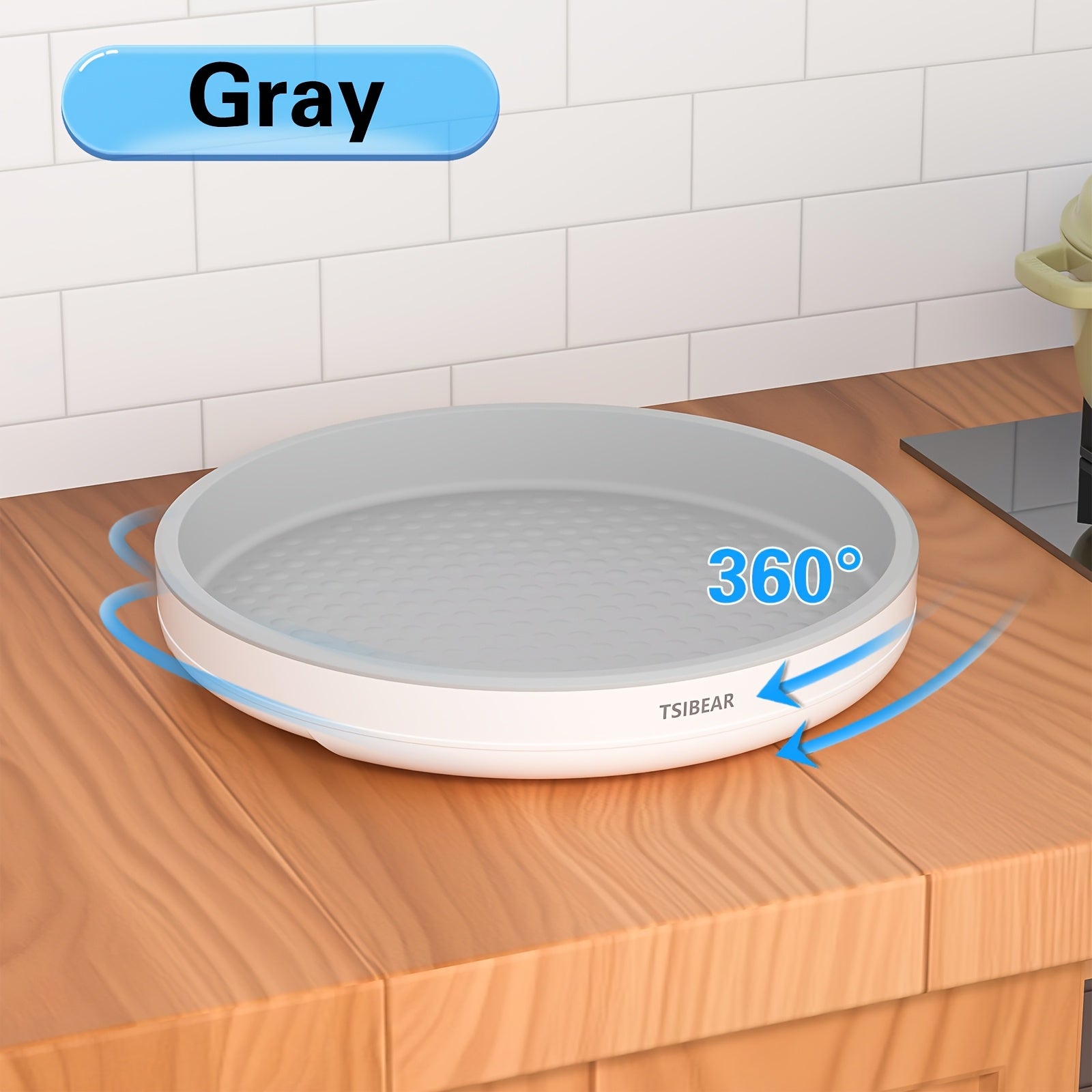 HomeSpin360™ – Bandeja Giratória Antiderrapante