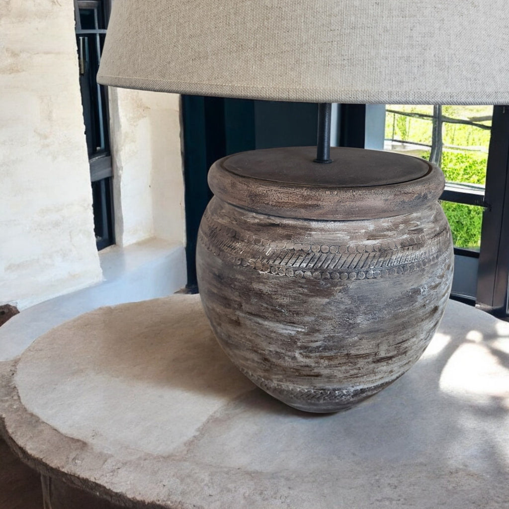 Terracotta Table Lamp N°LC37-5