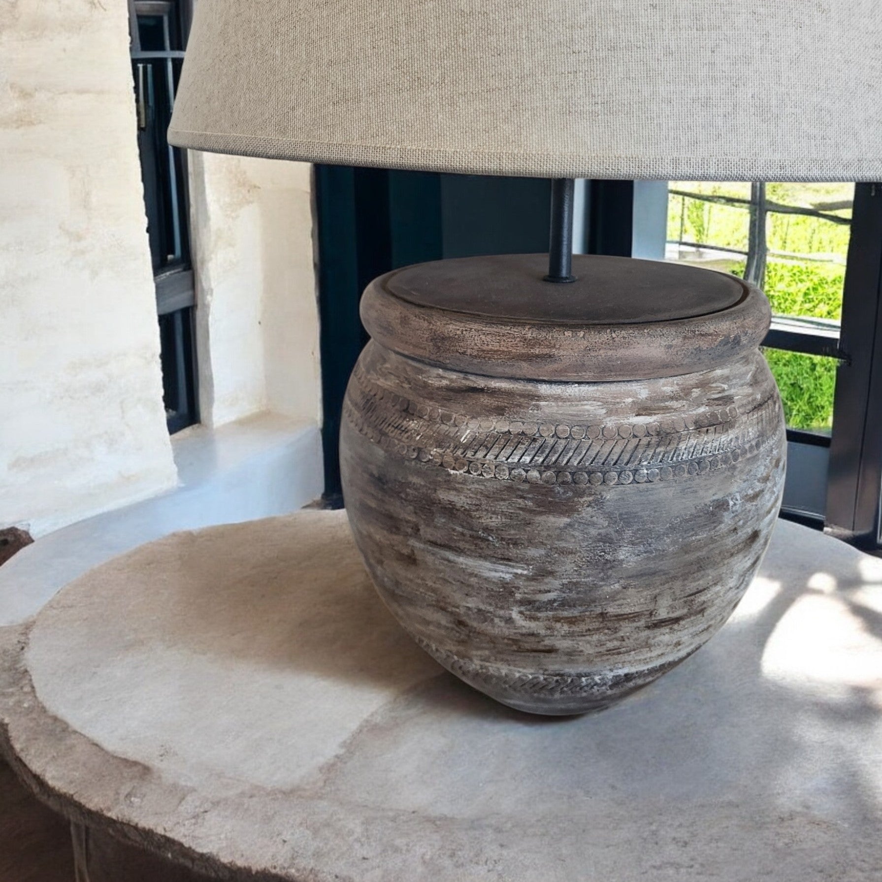 Terracotta Table Lamp N°LC37-5
