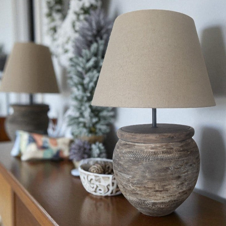 Terracotta Table Lamp N°LC37-0