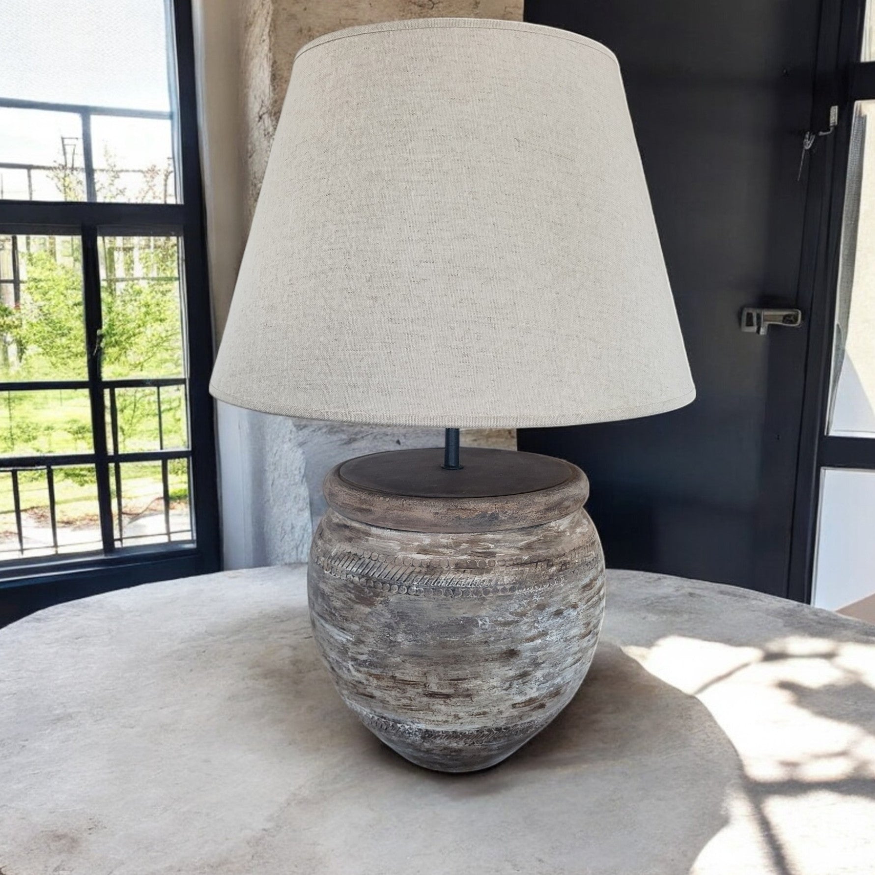 Terracotta Table Lamp N°LC37-4