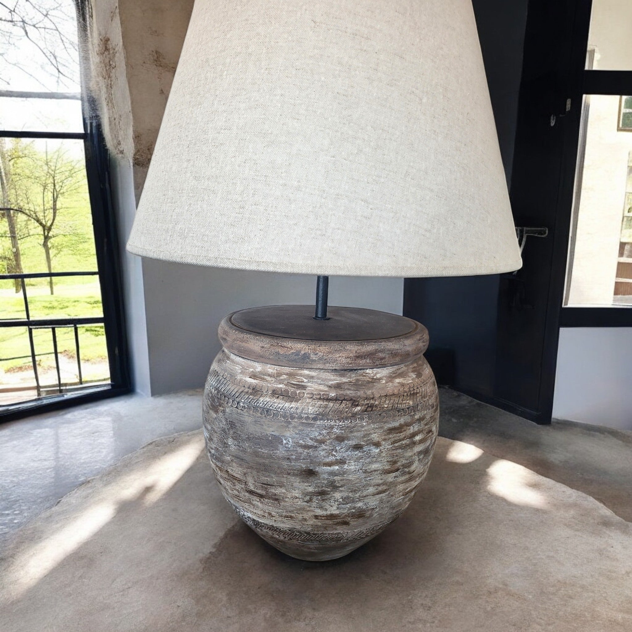 Terracotta Table Lamp N°LC37-3