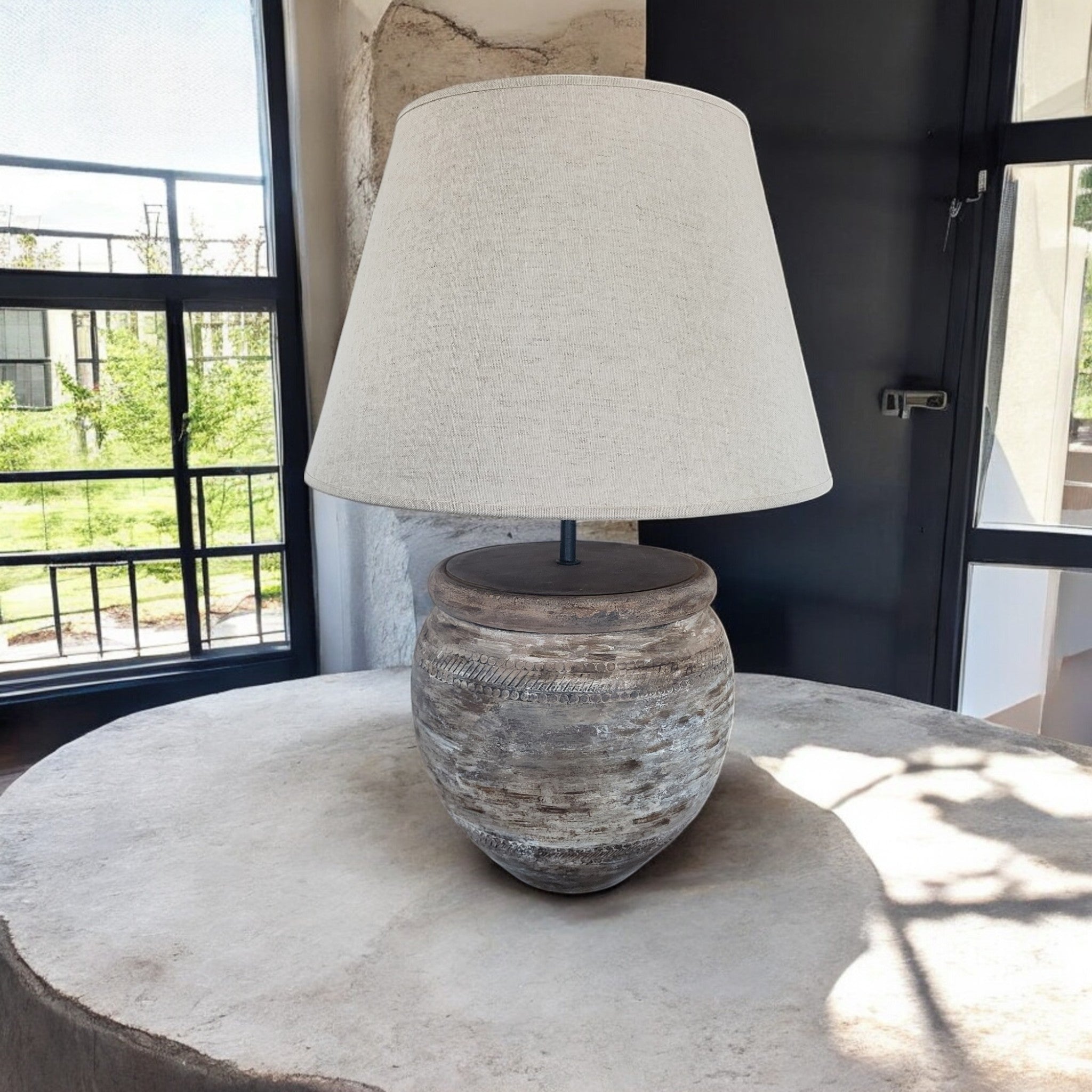 Terracotta Table Lamp N°LC37-2